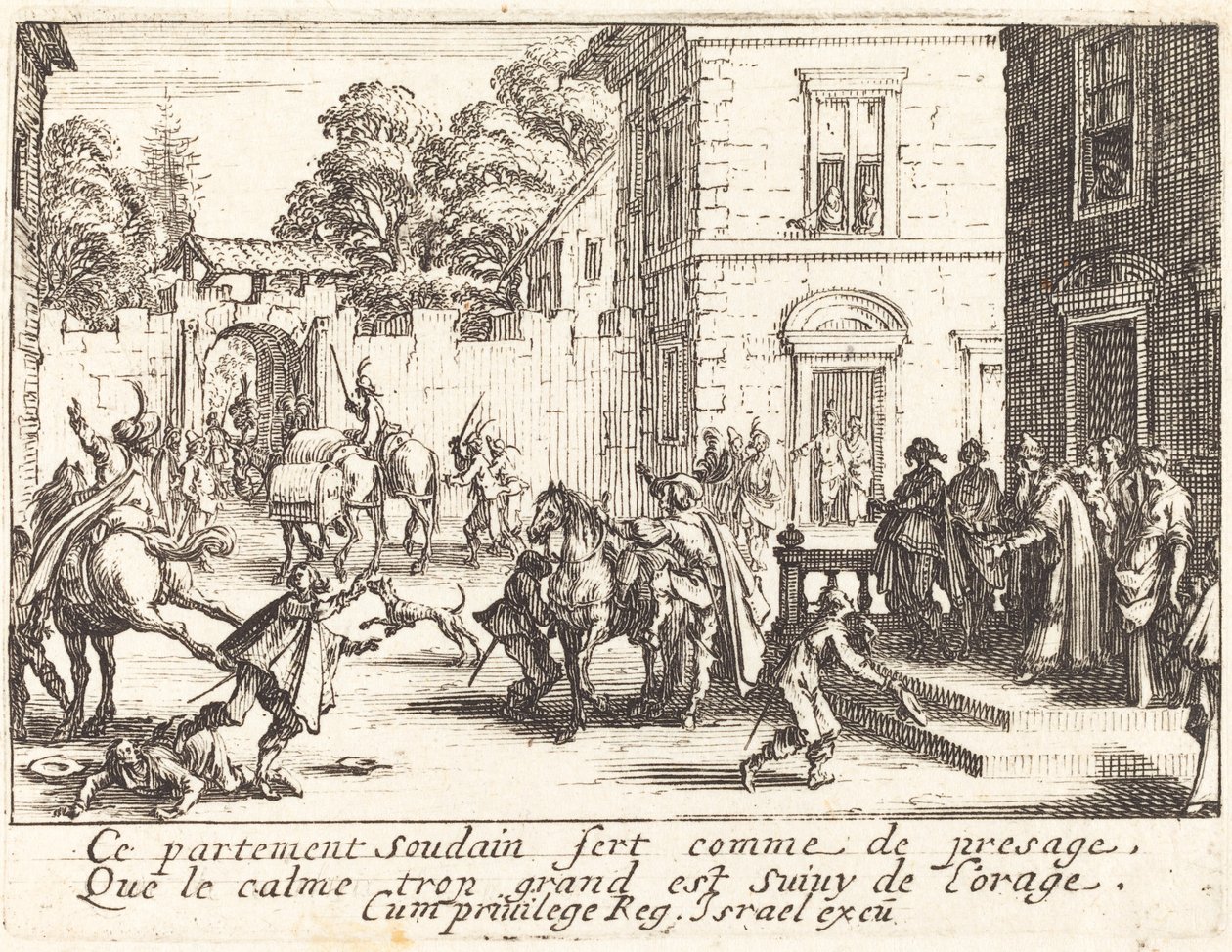 Avresan av Jacques Callot