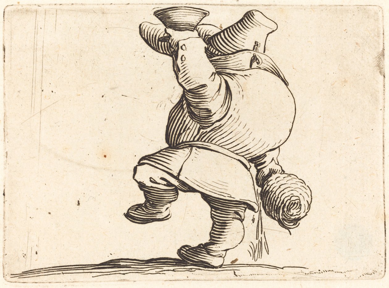 Drickaren, bakifrån av Jacques Callot