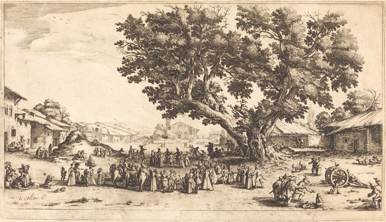 Mässan i Xeuilley av Jacques Callot