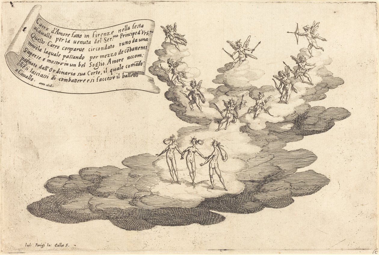 Kärlekens flyt av Jacques Callot