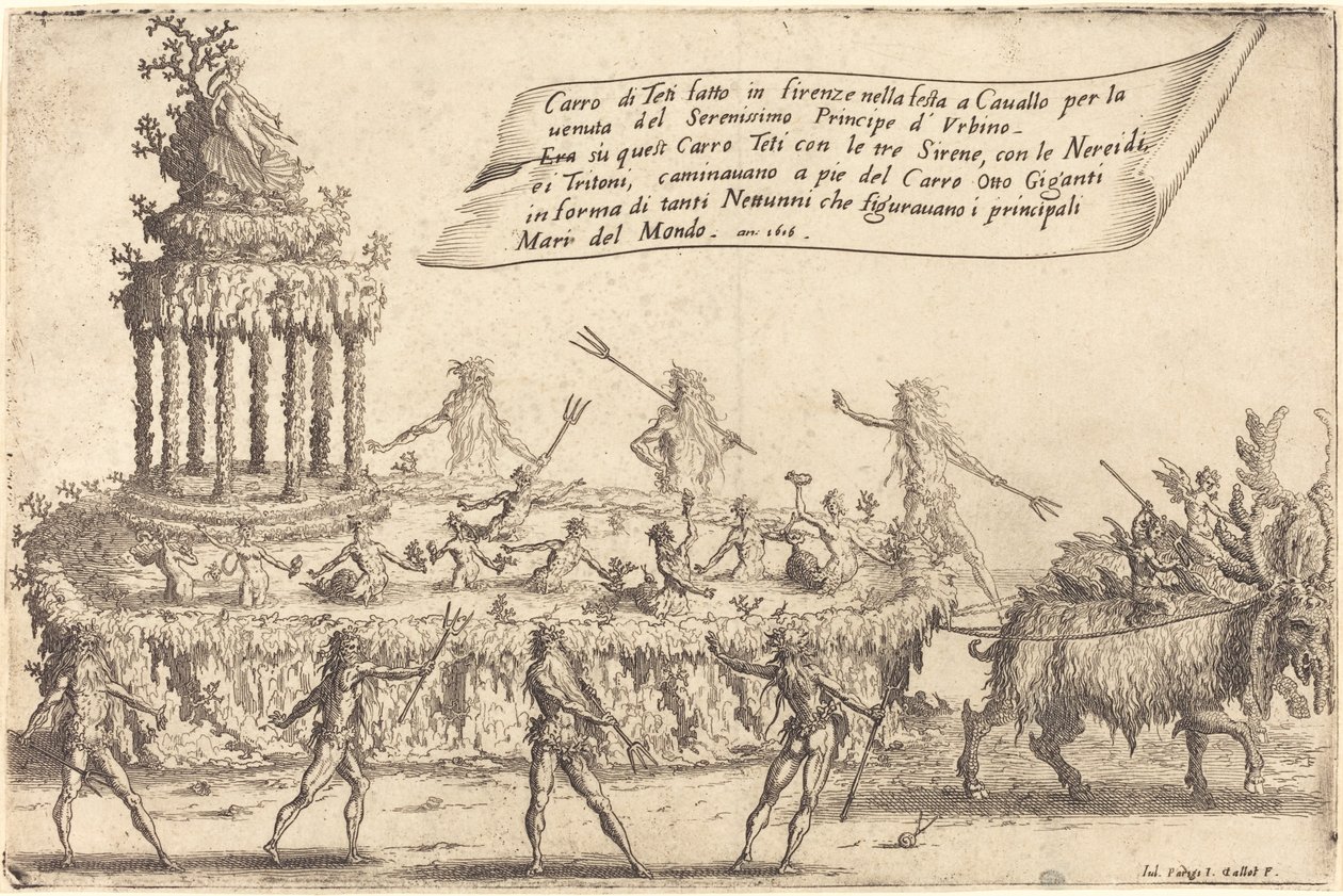 Thetis Float av Jacques Callot