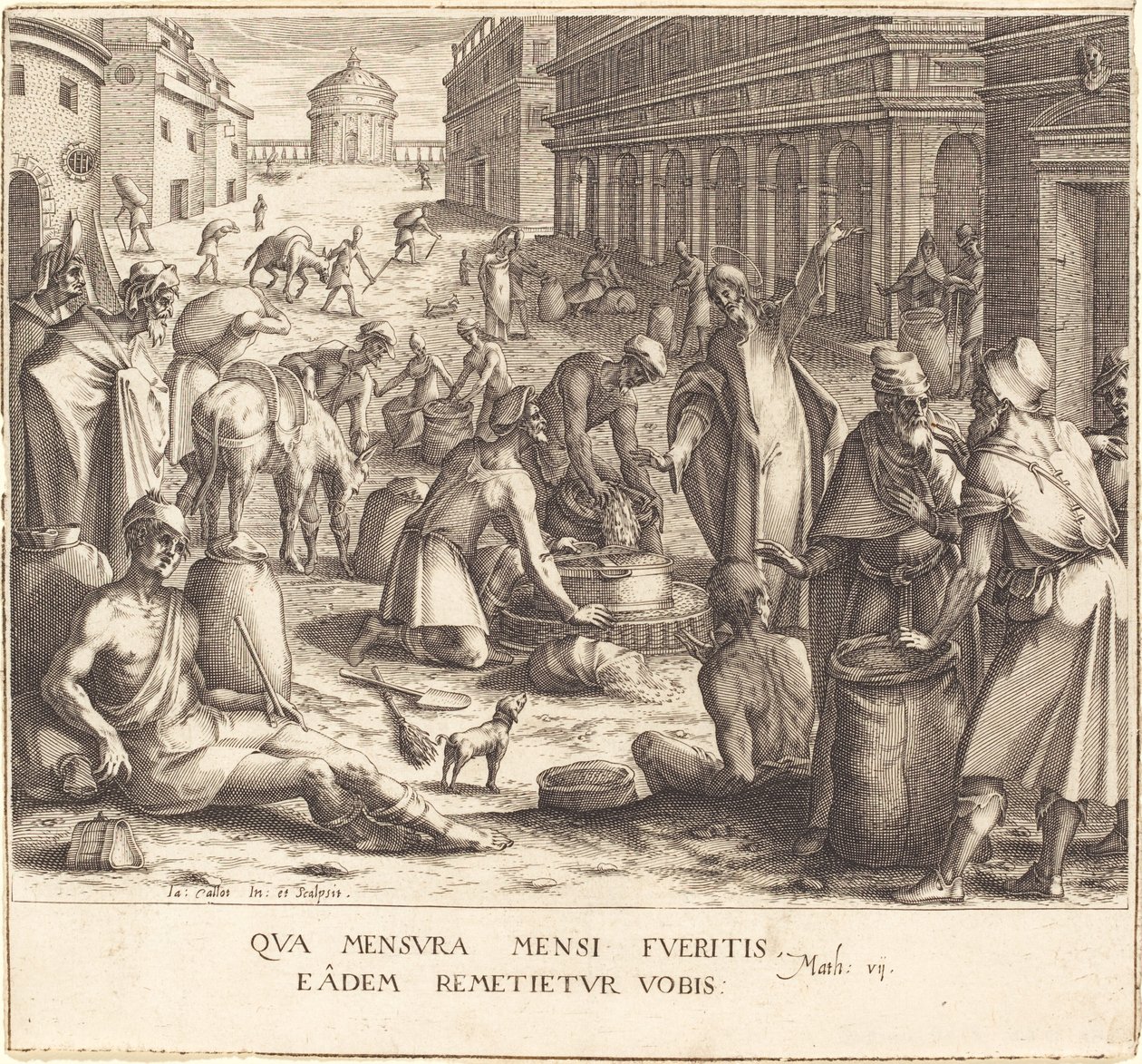 Spannmålsvägarna av Jacques Callot