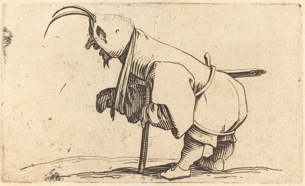 The Hooded Cripple av Jacques Callot