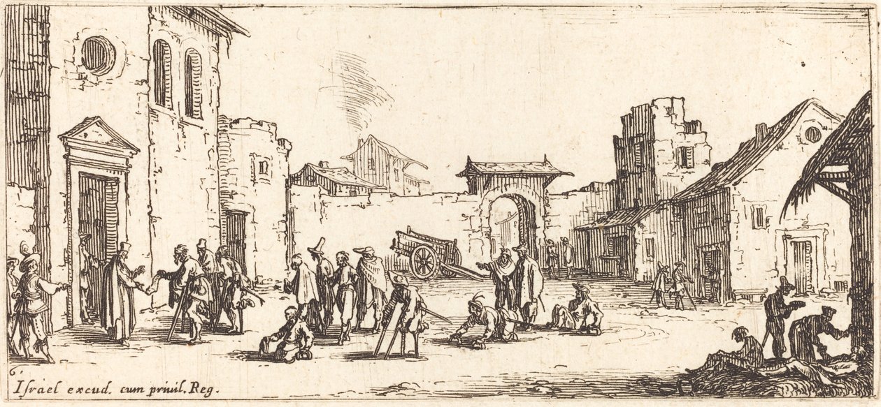 Sjukhuset av Jacques Callot