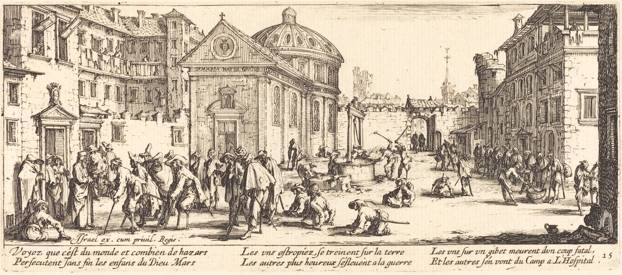 Sjukhuset av Jacques Callot