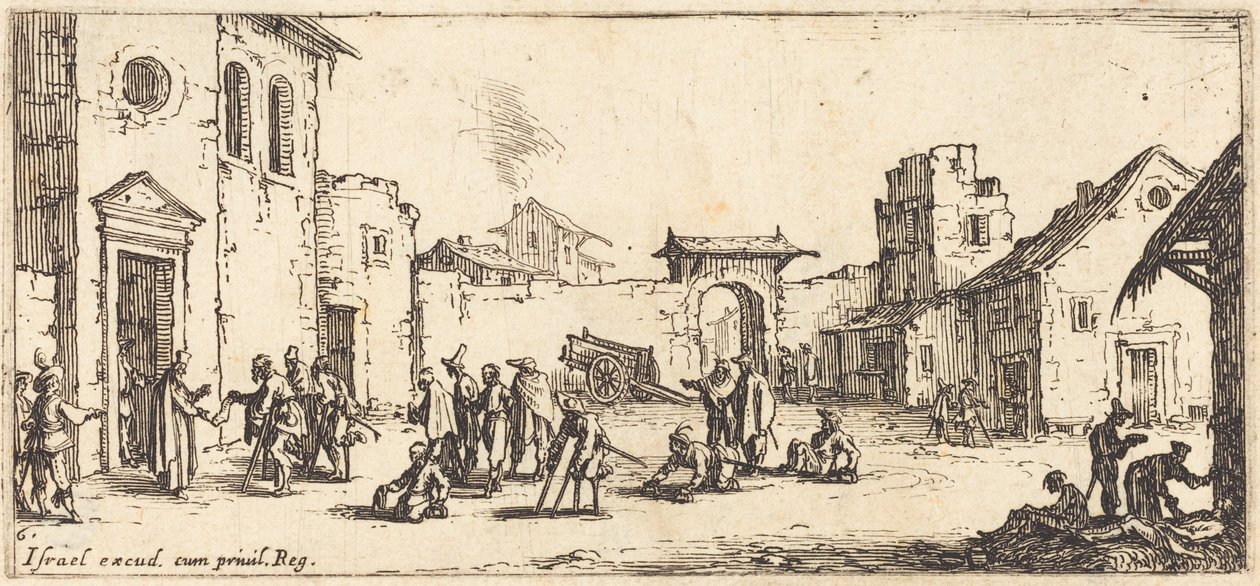 Sjukhuset av Jacques Callot