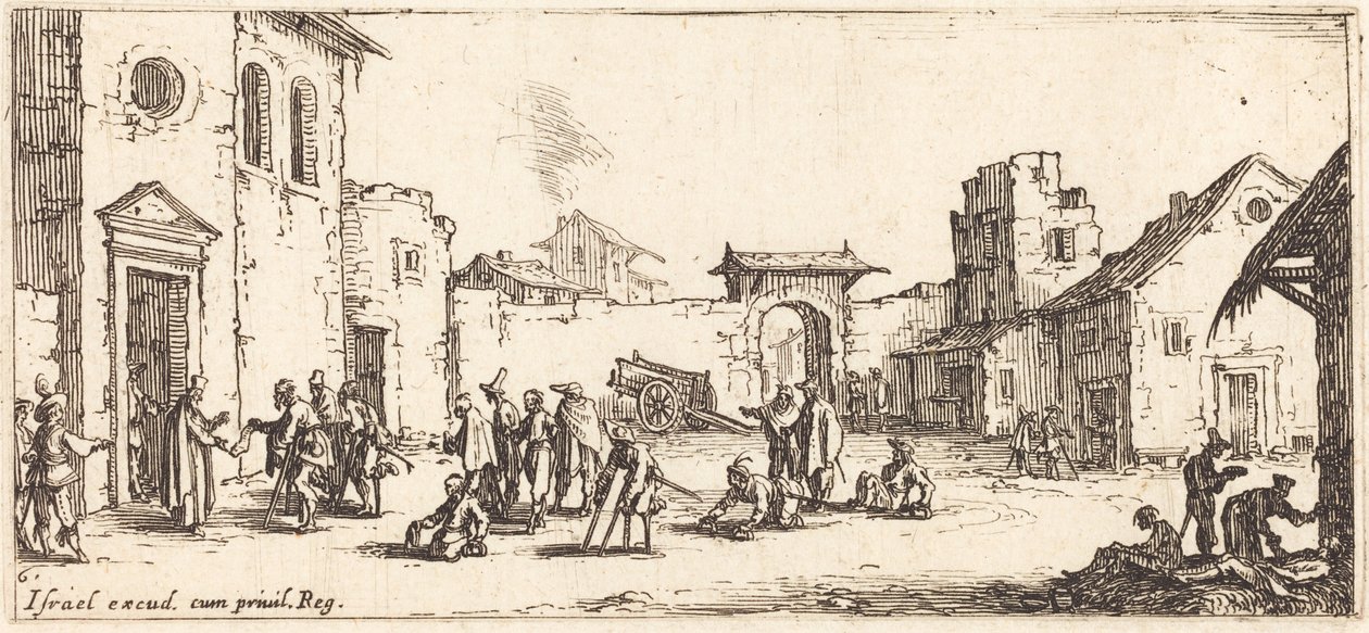 Sjukhuset av Jacques Callot