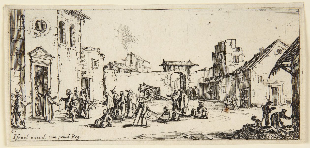 Sjukhuset av Jacques Callot