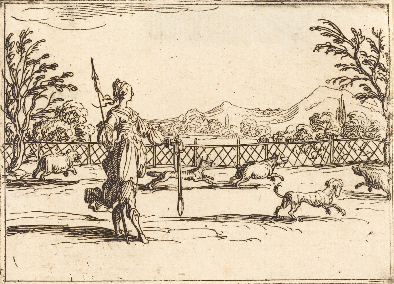 Jägaren. av Jacques Callot