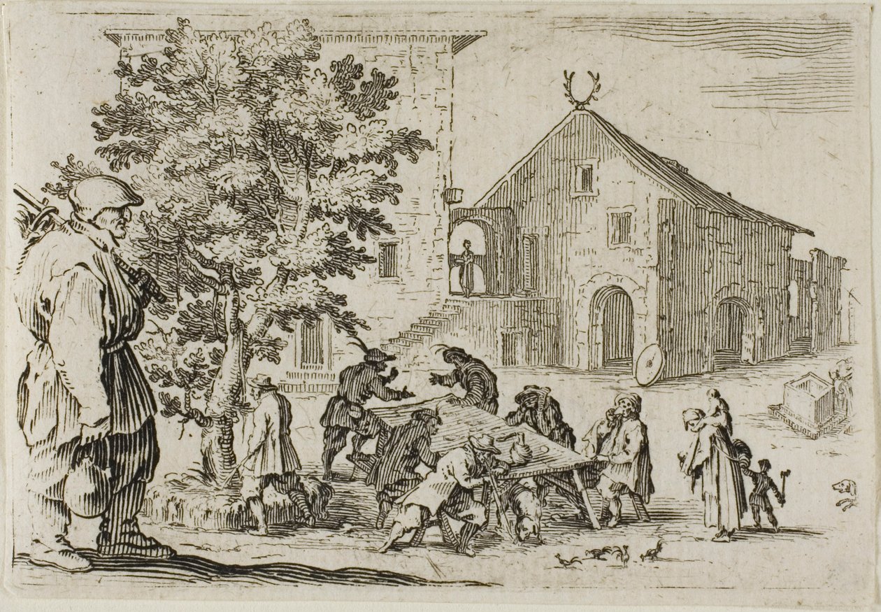 Värdshuset, från The Caprices av Jacques Callot