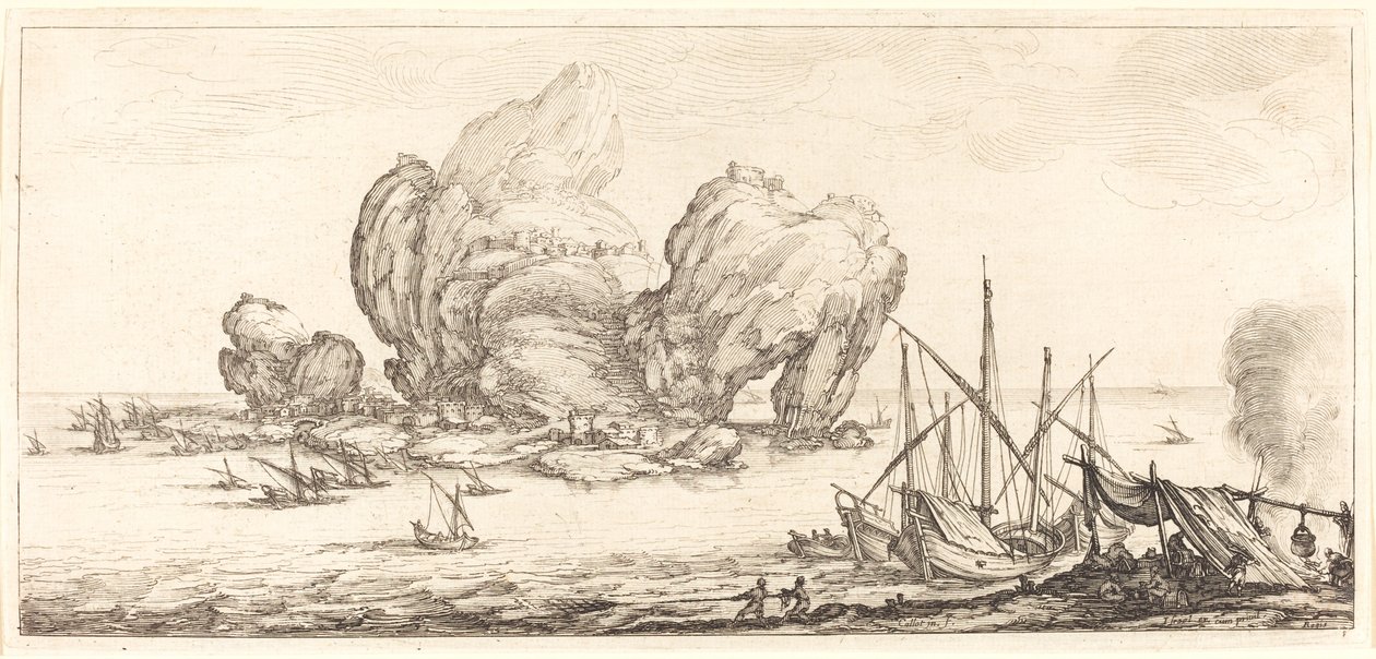Den stora stenen av Jacques Callot
