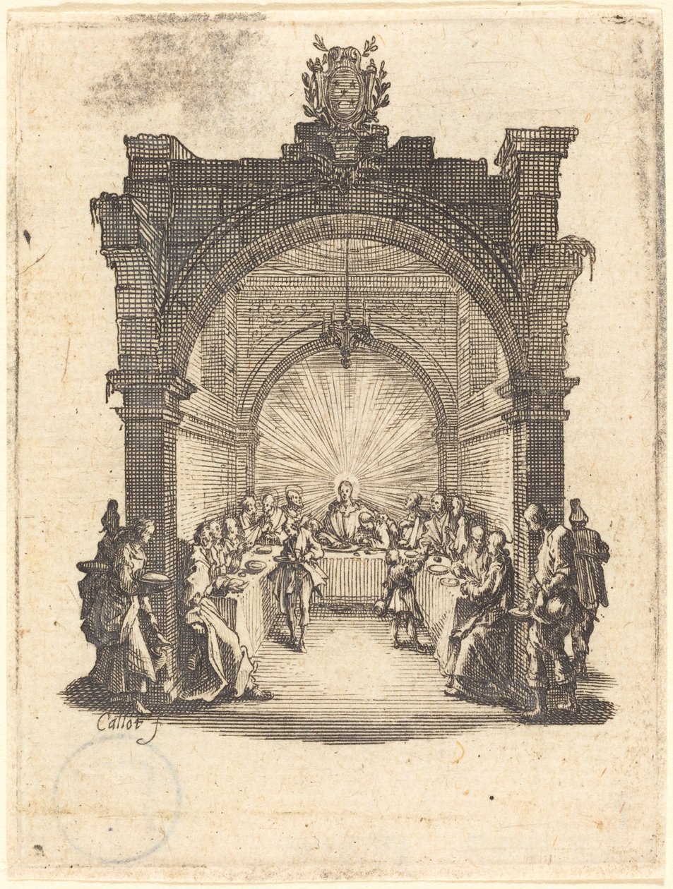Sista måltiden av Jacques Callot