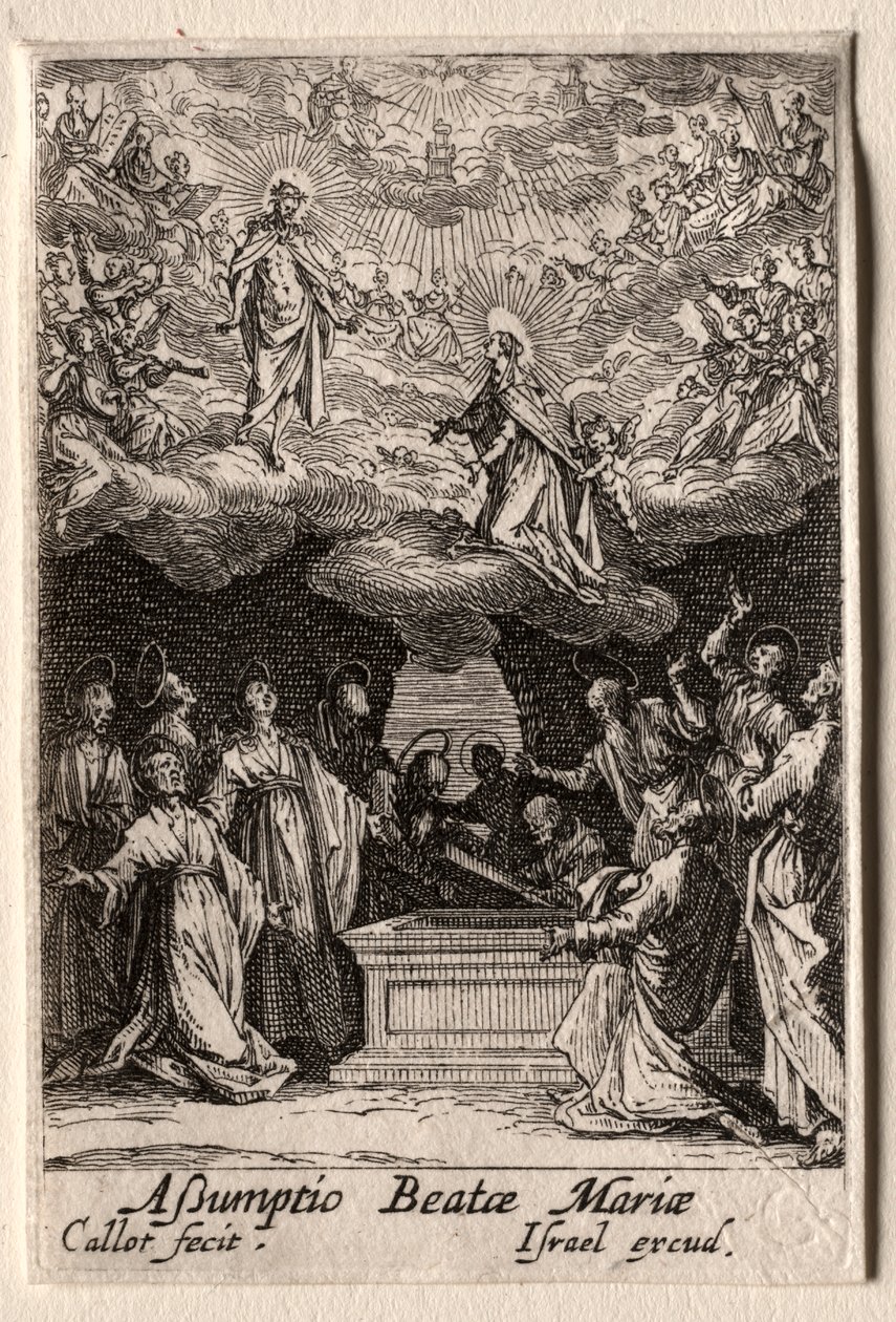 The Life of the Virgin: The Assumption of the Virgin av Jacques Callot