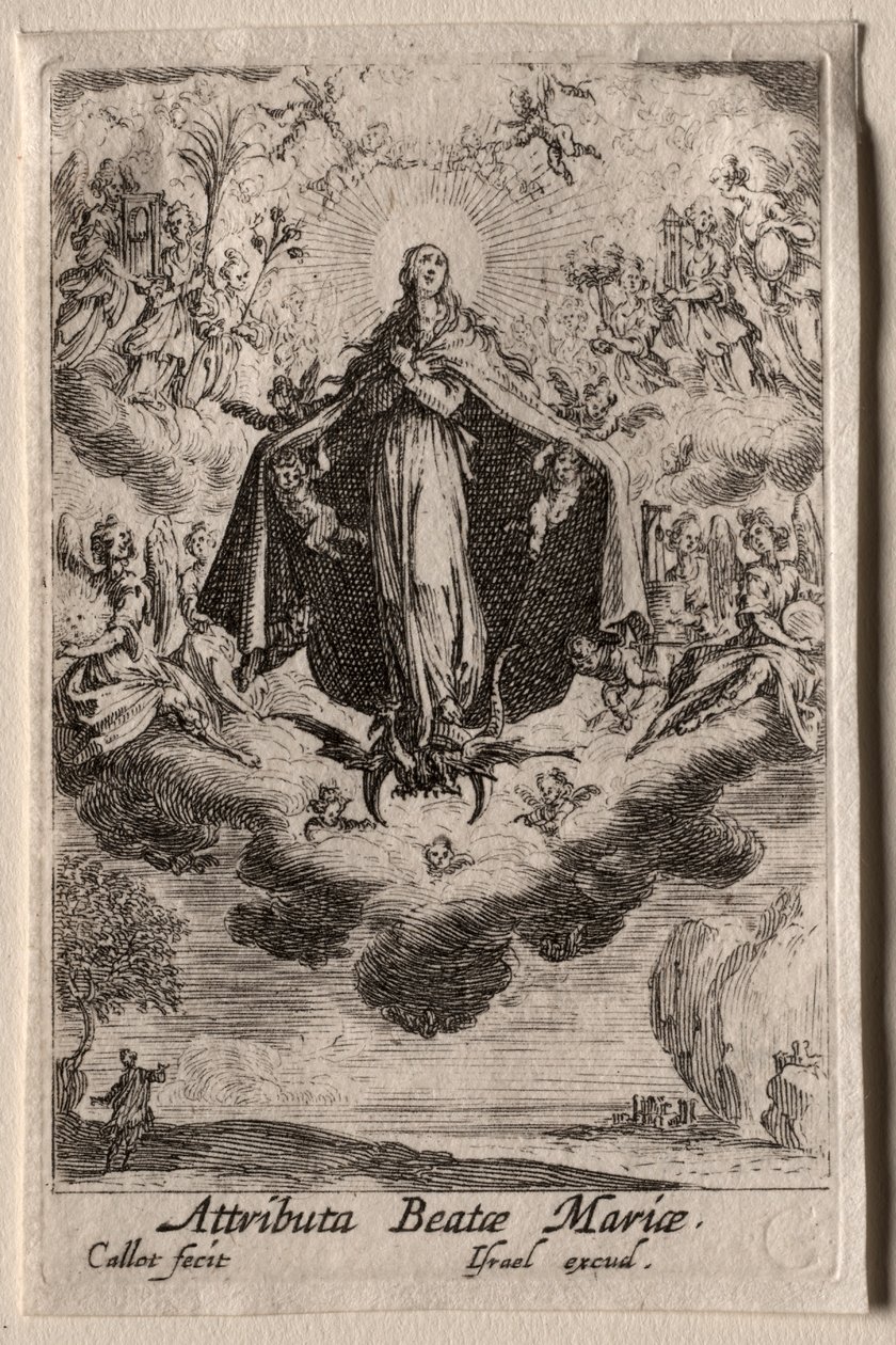 The Life of the Virgin: The Attributes of the Virgin av Jacques Callot