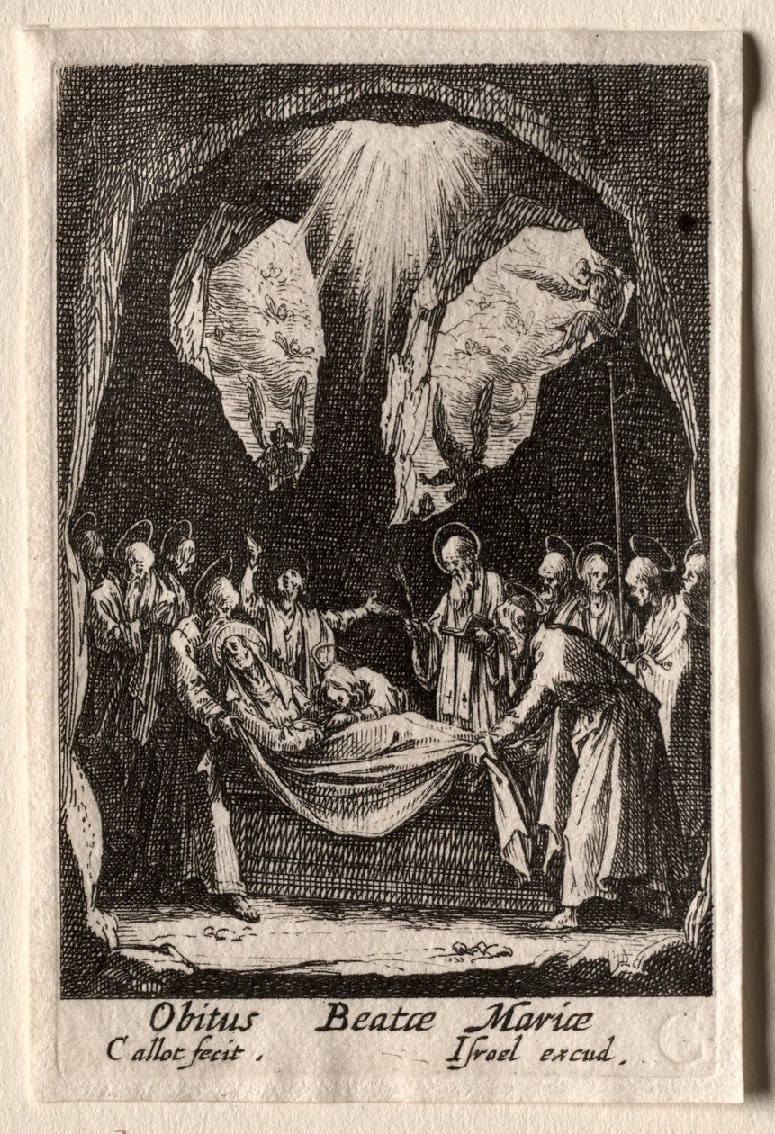 The Life of the Virgin: The Entombment of the Virgin av Jacques Callot