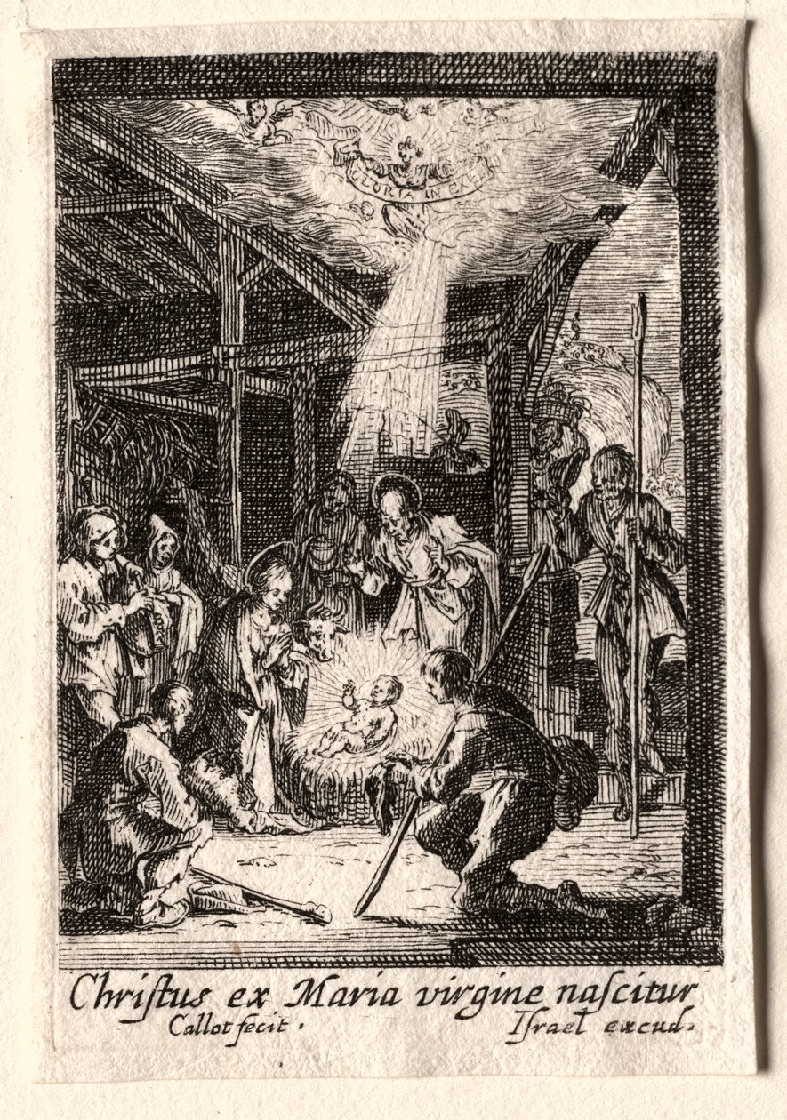 Jungfruns liv: Födelsekyrkan av Jacques Callot