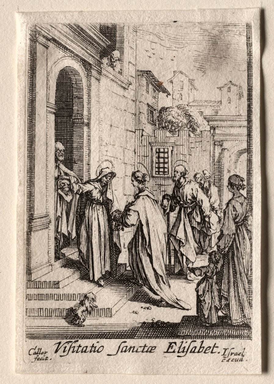 Jungfruns liv: Visitationen. av Jacques Callot