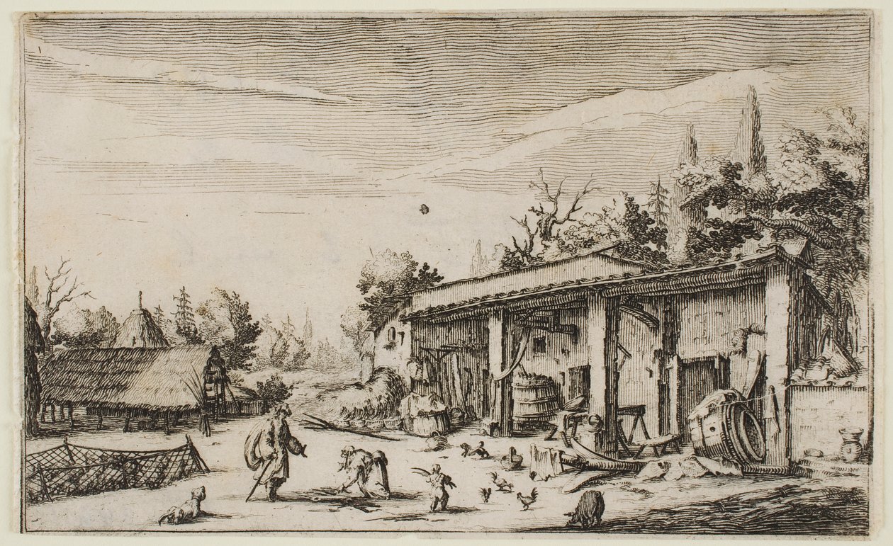 Den lilla gården av Jacques Callot