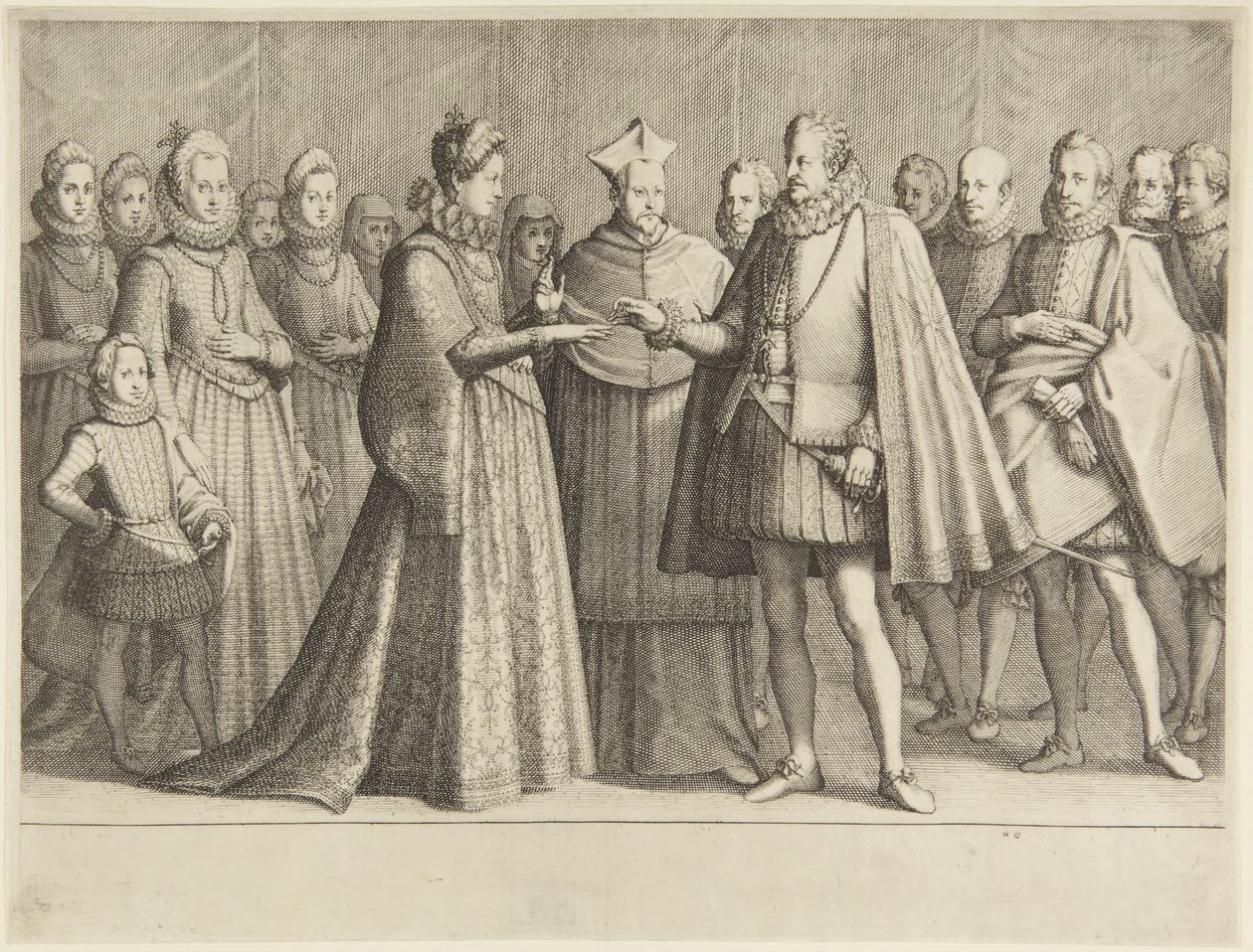 Ferdinand I:s bröllop av Jacques Callot