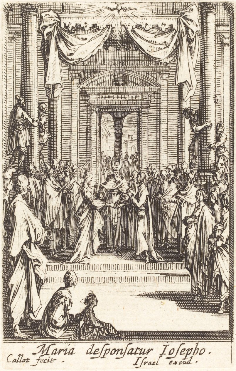 Jungfruns bröllop av Jacques Callot