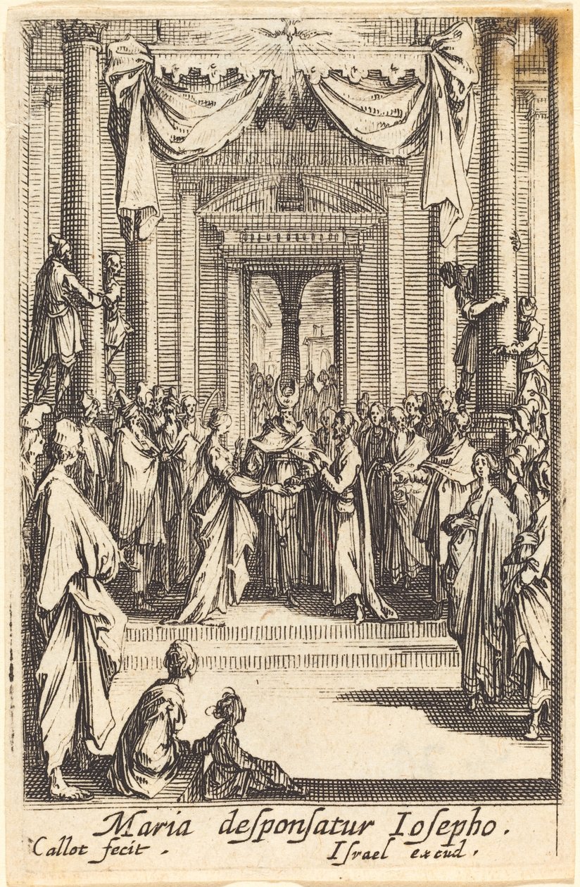Jungfruns äktenskap, 1630 eller efter. av Jacques Callot