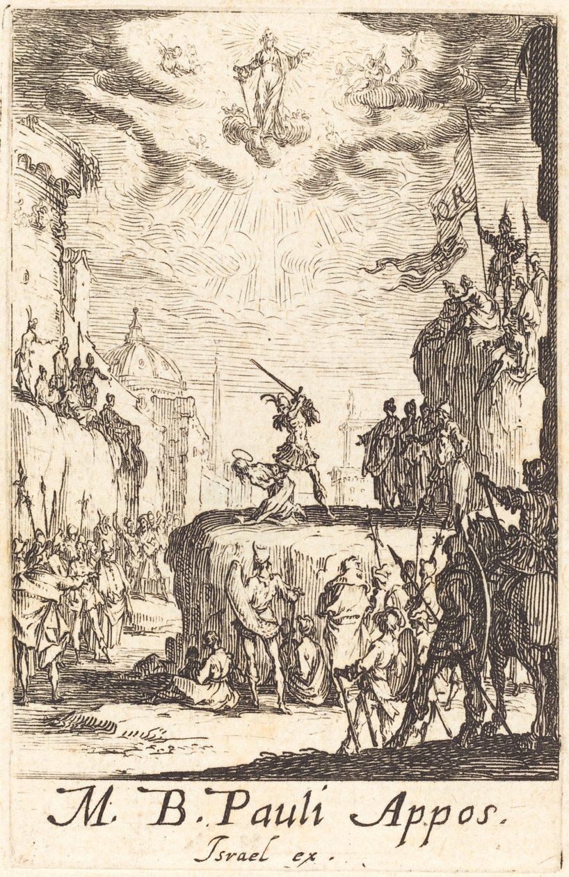 Sankt Paulus martyrskap av Jacques Callot
