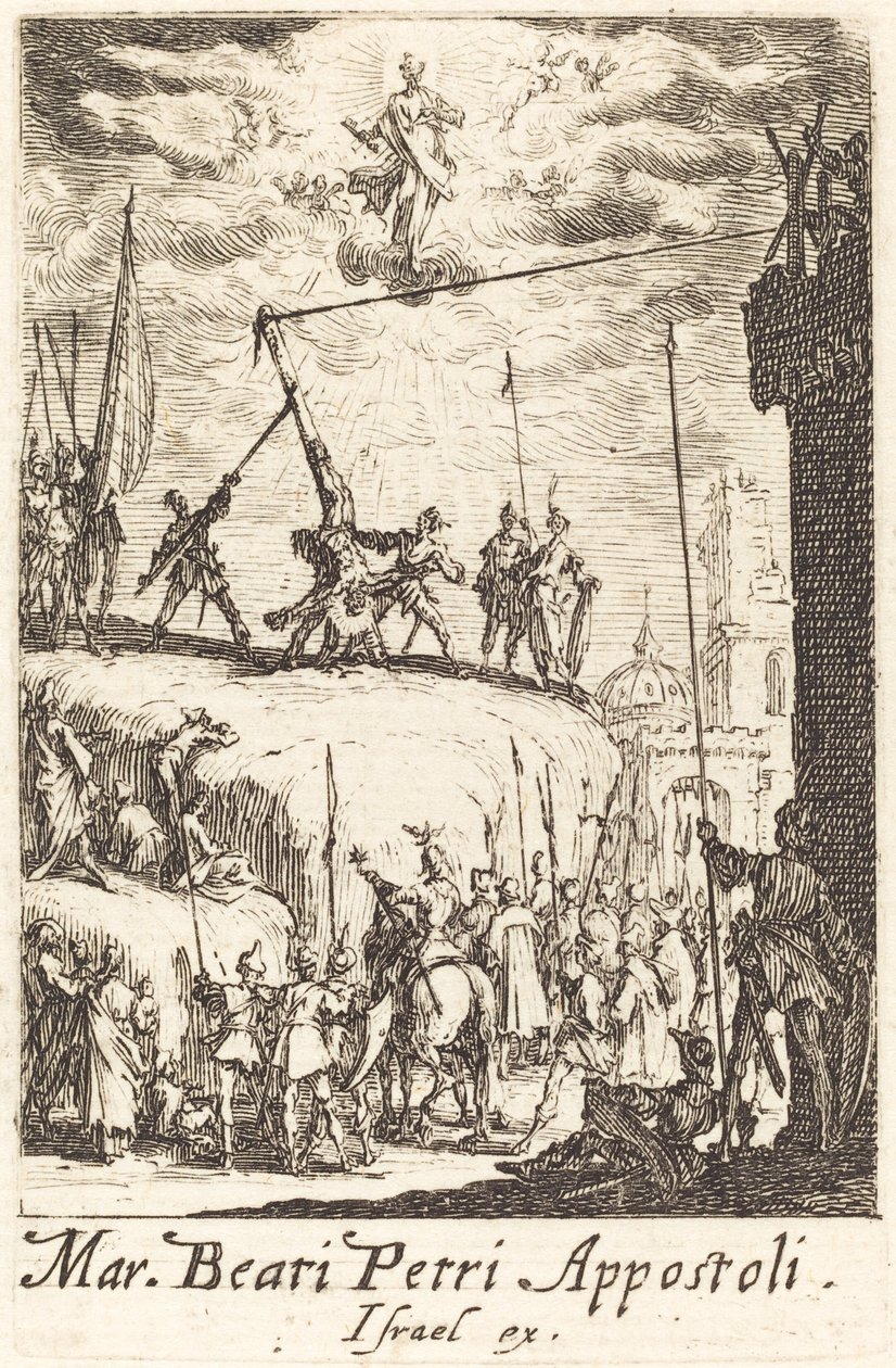 Sankt Peters martyrskap av Jacques Callot