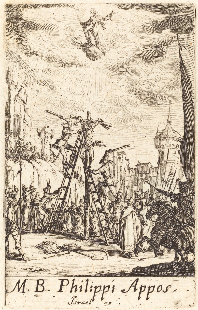 Sankt Filips martyrskap av Jacques Callot