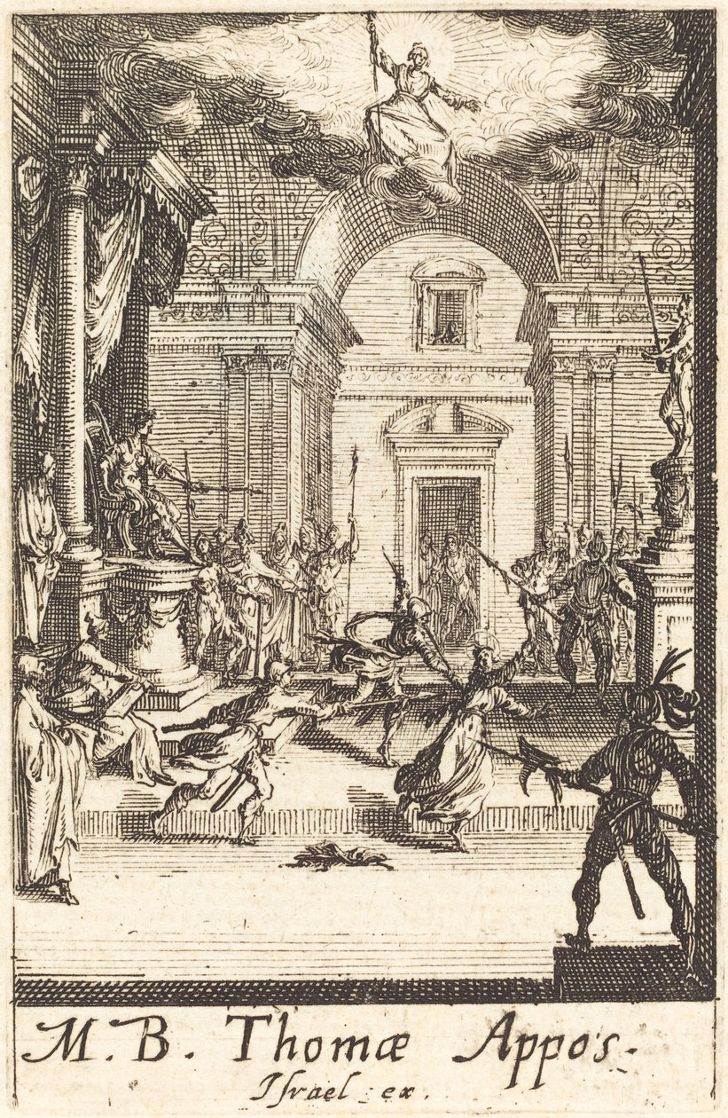 Sankt Thomass martyrskap av Jacques Callot