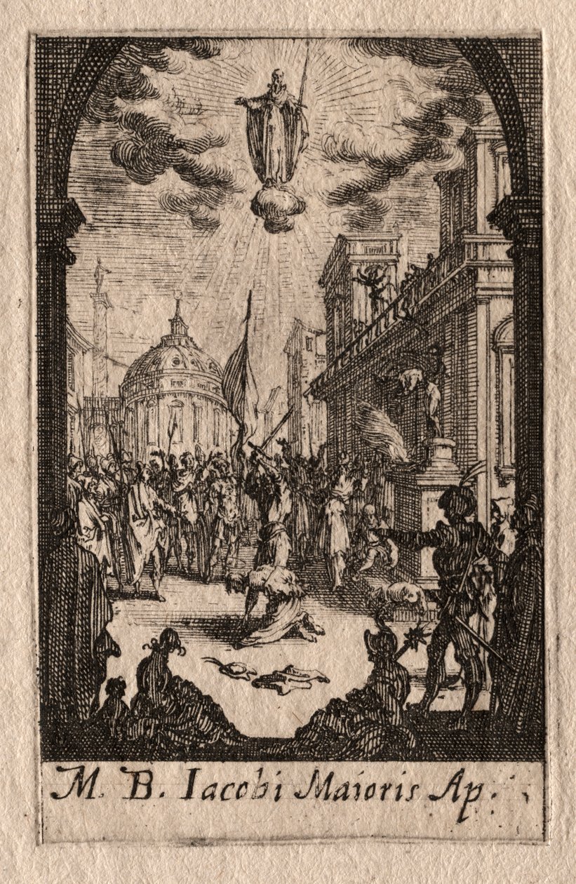 Apostlarnas martyrskap: St. Jakob den större av Jacques Callot