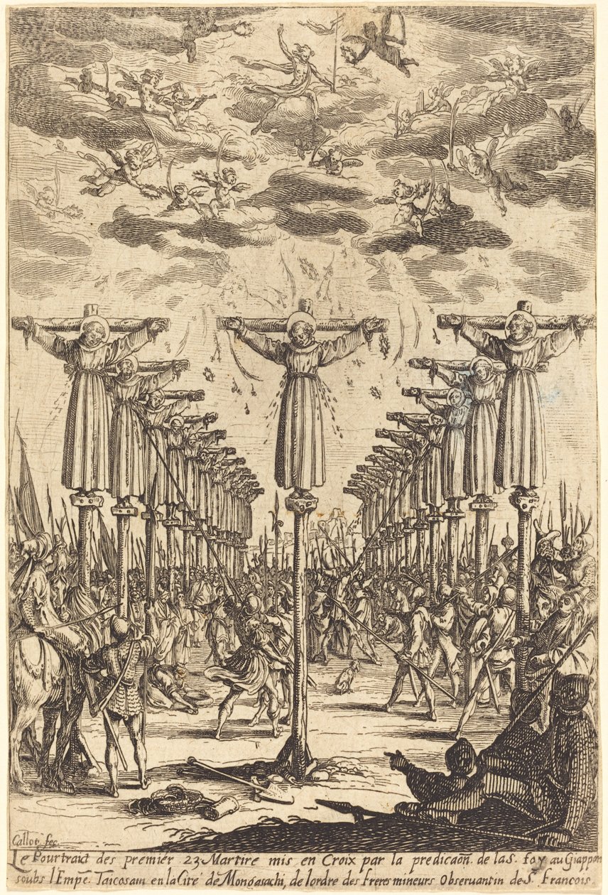Martyrerna i Japan av Jacques Callot