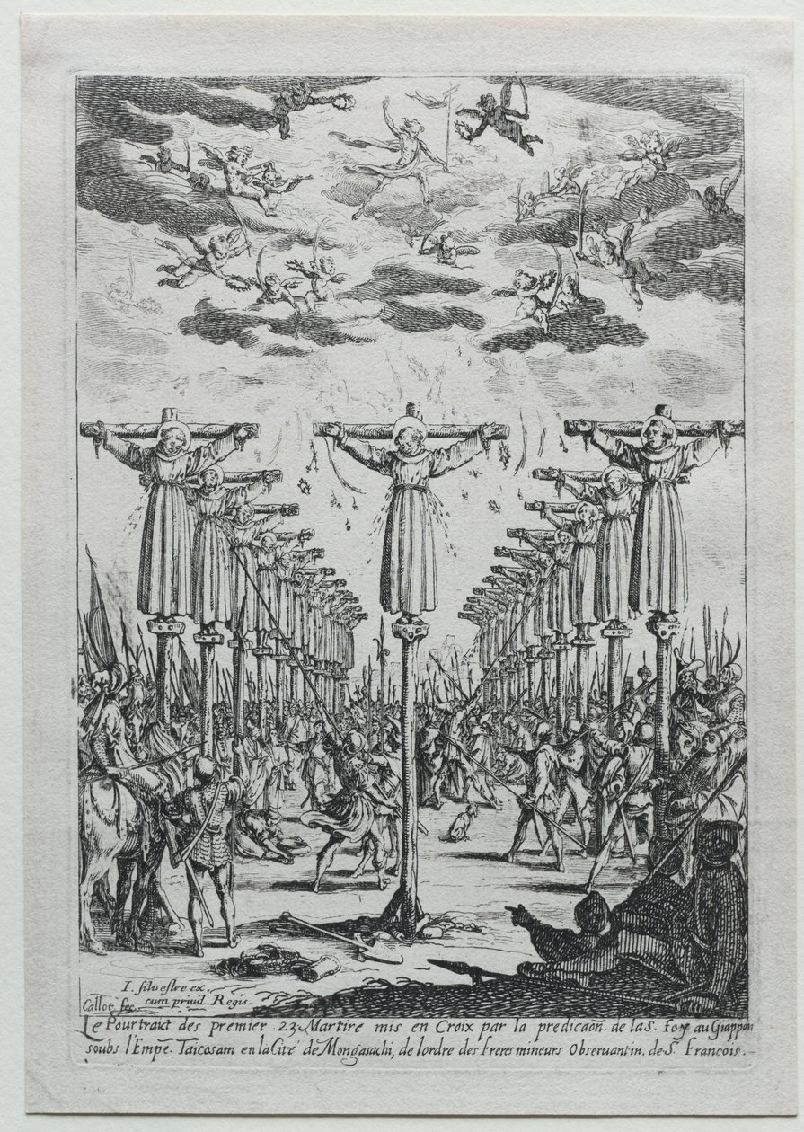 Martyrerna i Japan av Jacques Callot