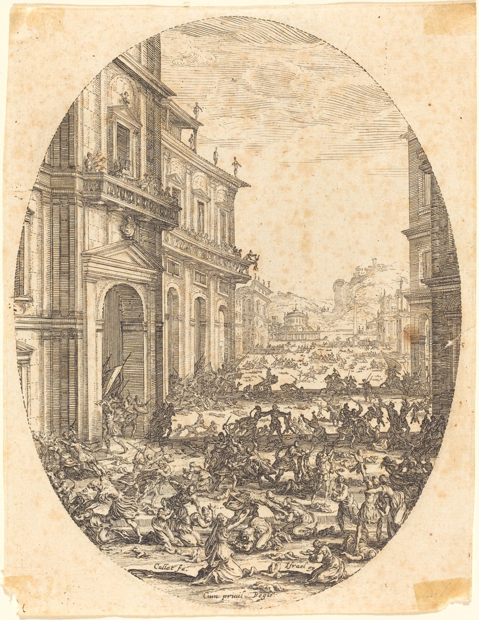 Massakern på de oskyldiga av Jacques Callot