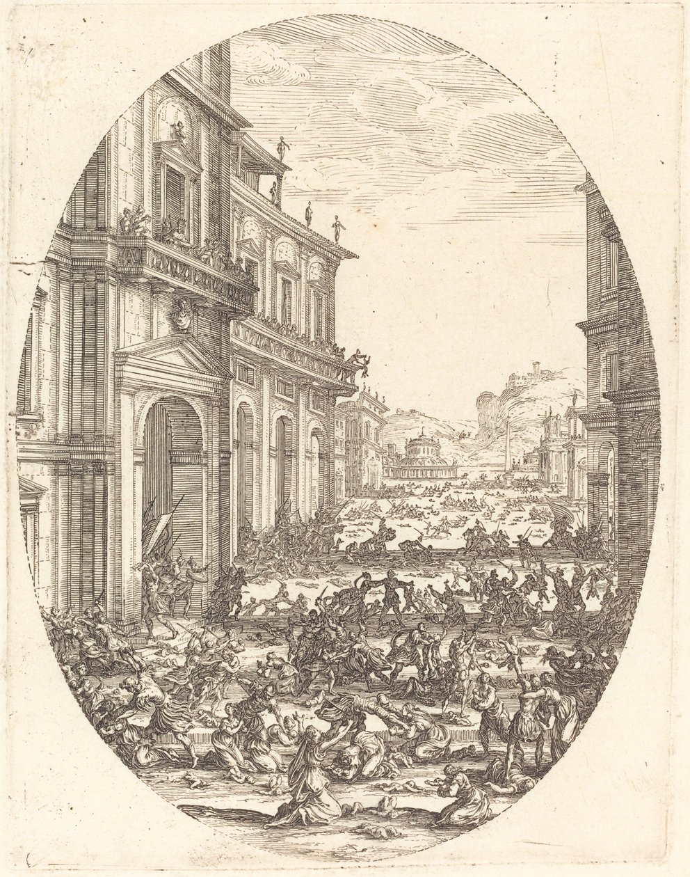 Massakern på de oskyldiga av Jacques Callot