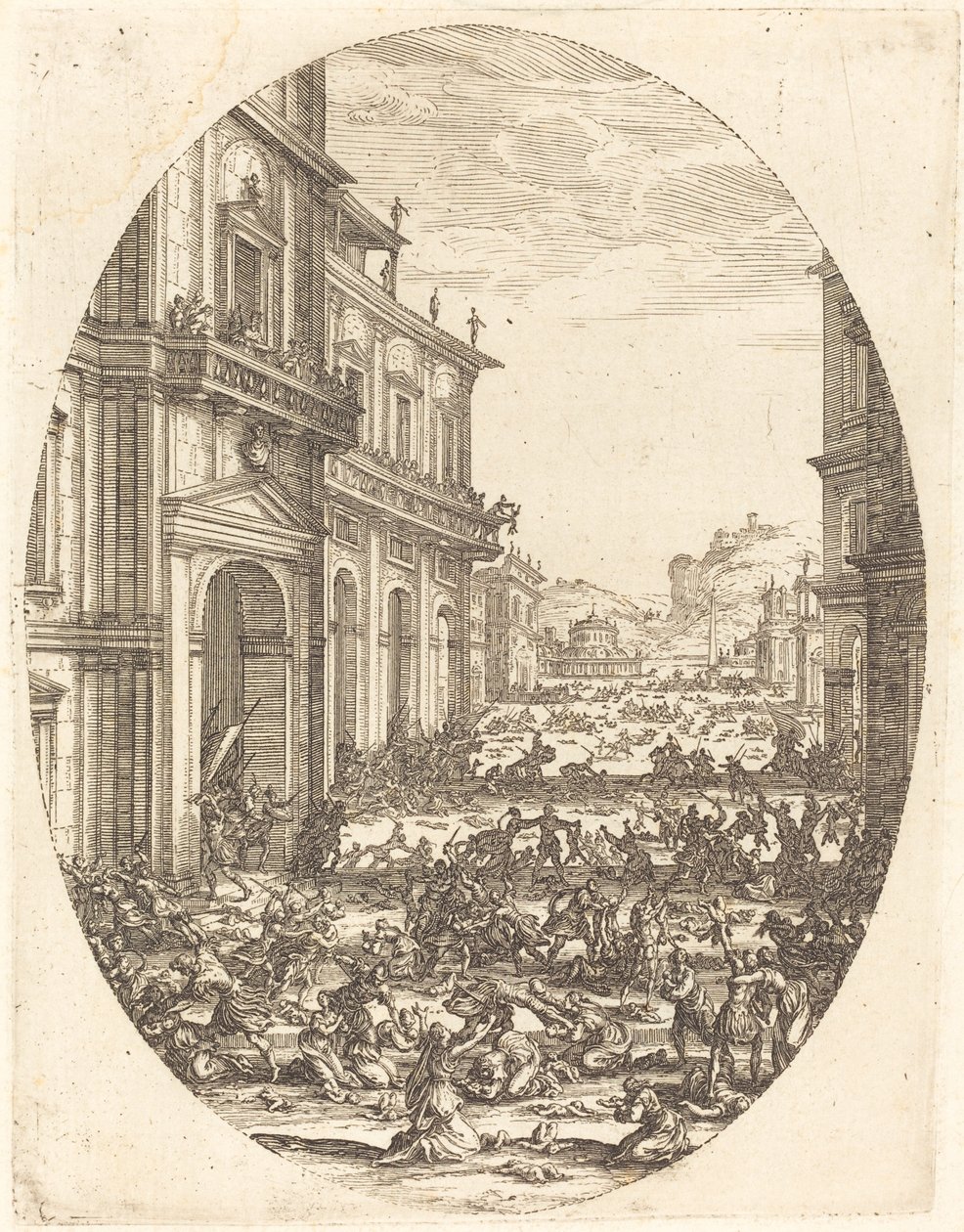 Massakern på de oskyldiga av Jacques Callot