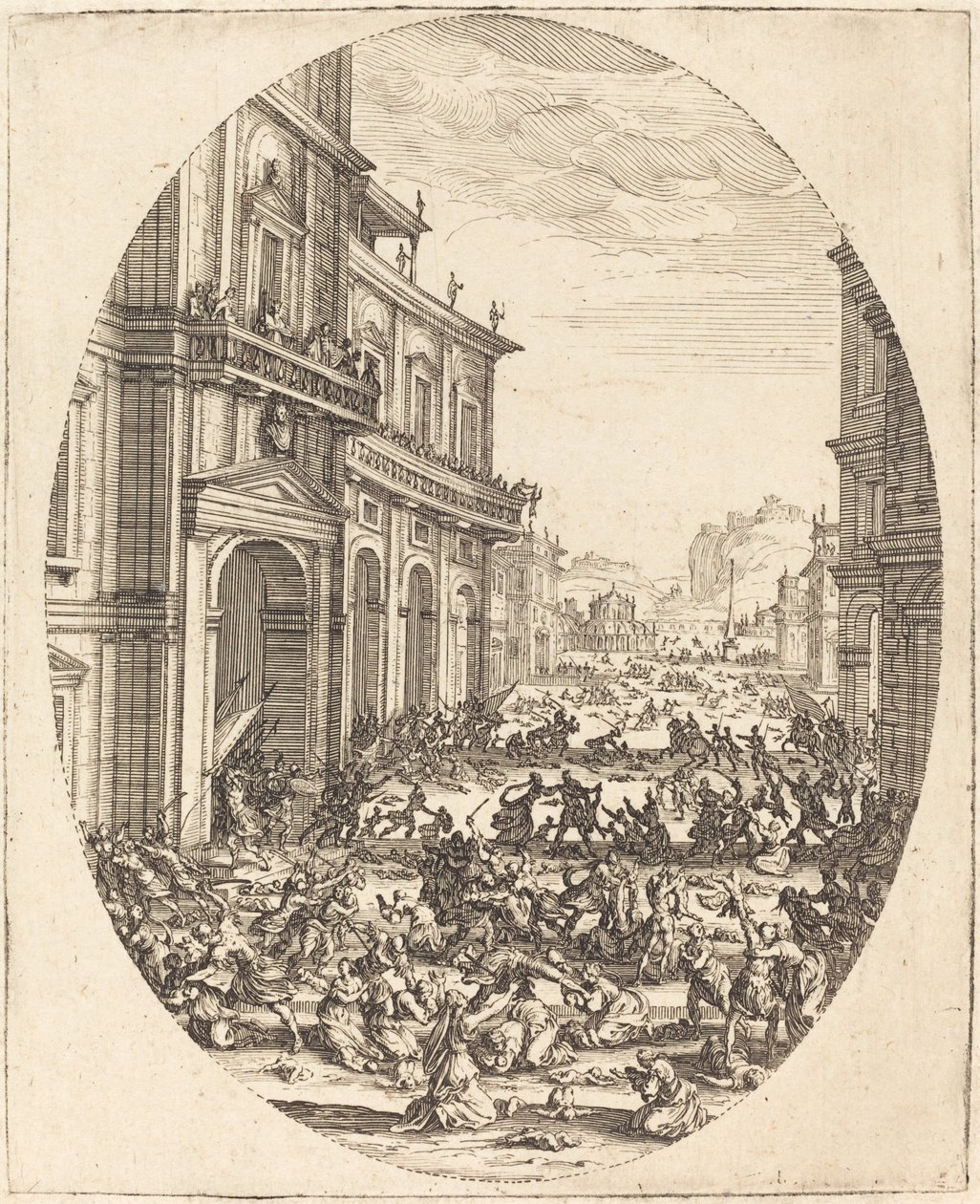 Innocents massakre, c. 1622. av Jacques Callot