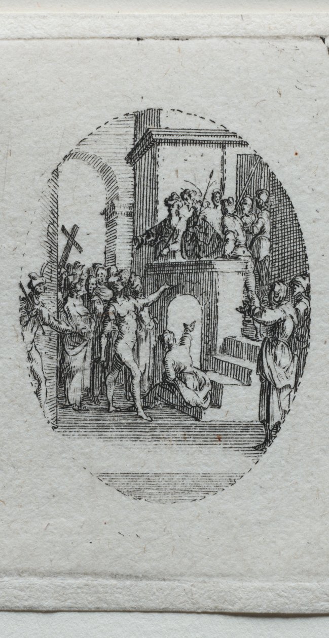 Passionens mysterier: Kristus presenterad för folket av Jacques Callot