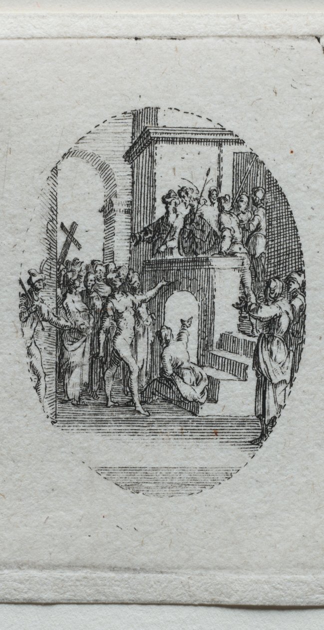 Passionens mysterier: Kristus presenterad för folket. av Jacques Callot