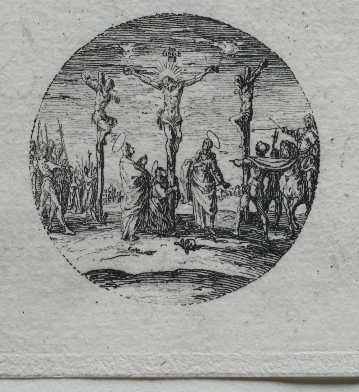 Passionens mysterier: Nedstigningen från korset av Jacques Callot