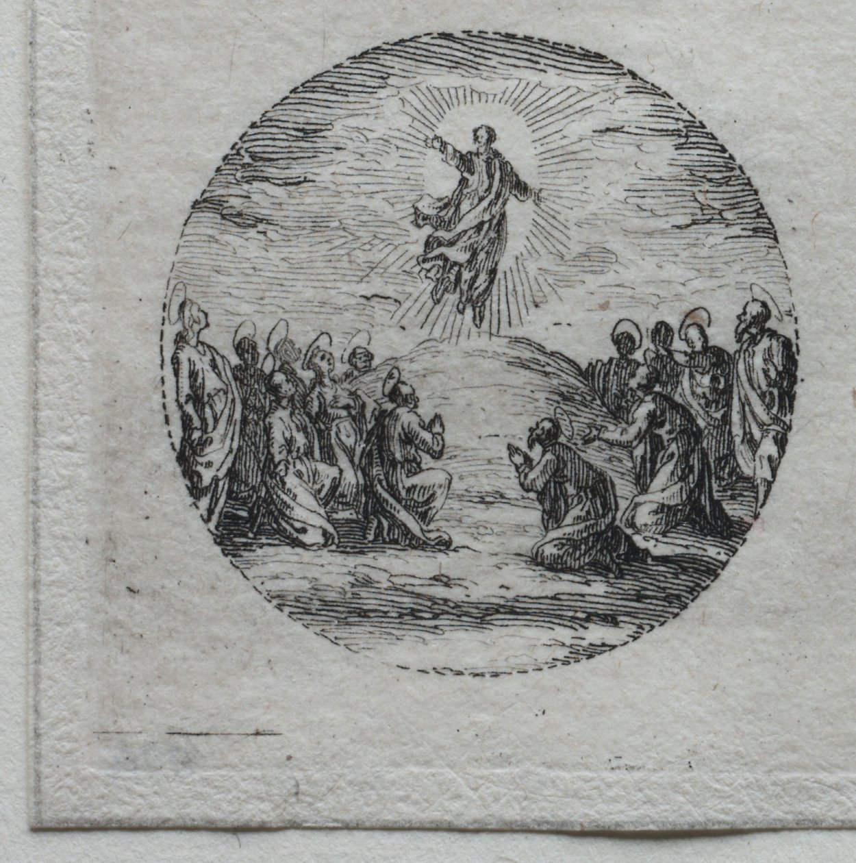 Passionens mysterier: Uppståndelsen. av Jacques Callot