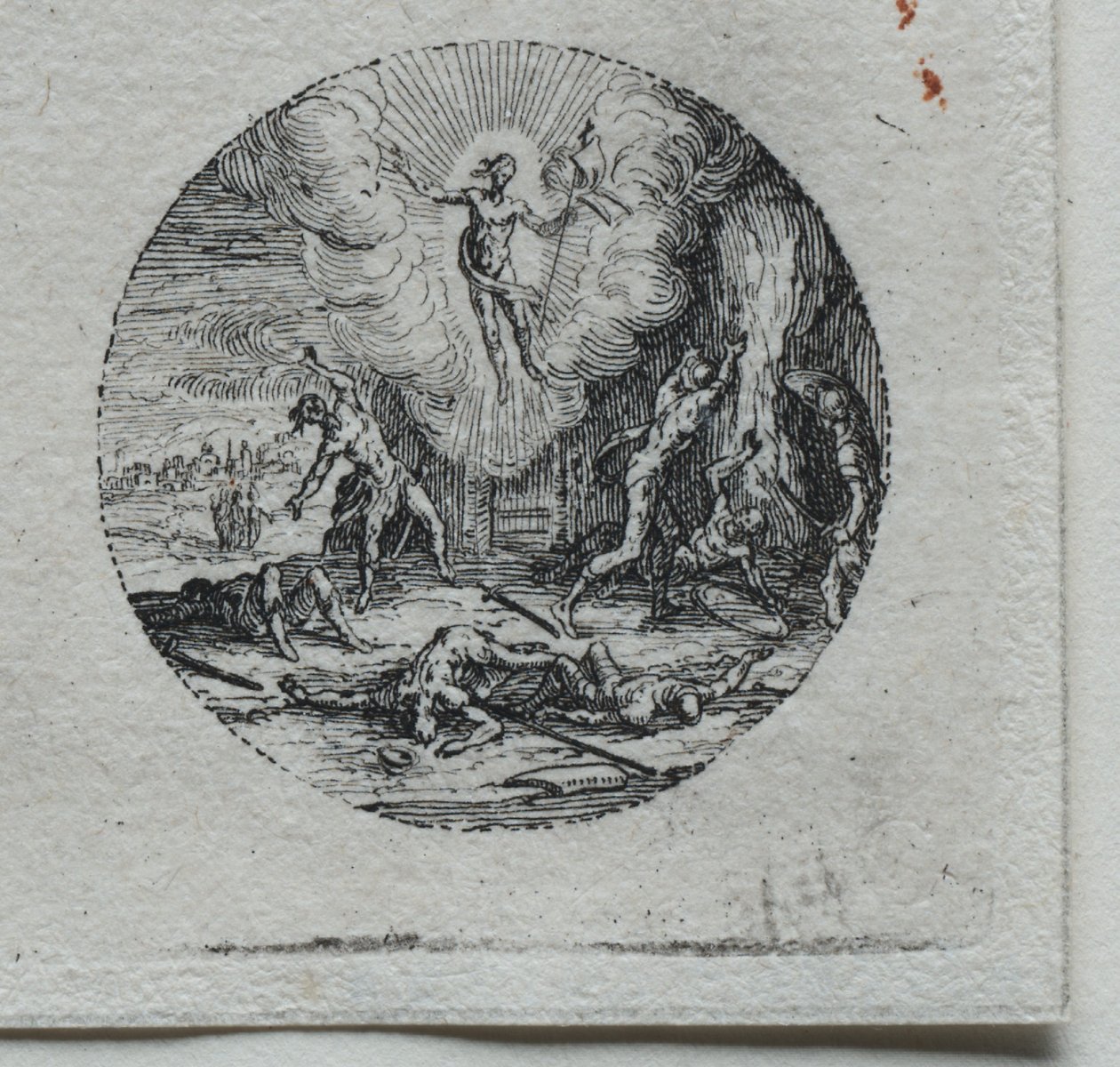 Passionens mysterier: förvandlingen. av Jacques Callot