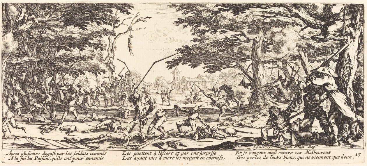 Bönderna hämnas sig själva av Jacques Callot