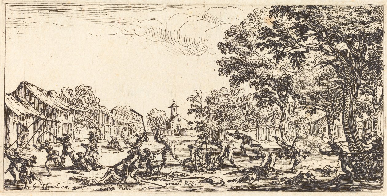 Böndernas hämnd av Jacques Callot