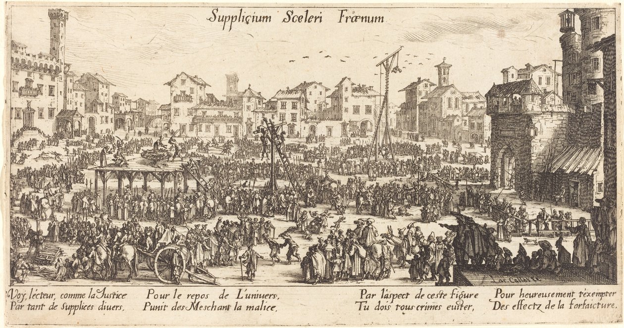 Bestraffningarna. av Jacques Callot