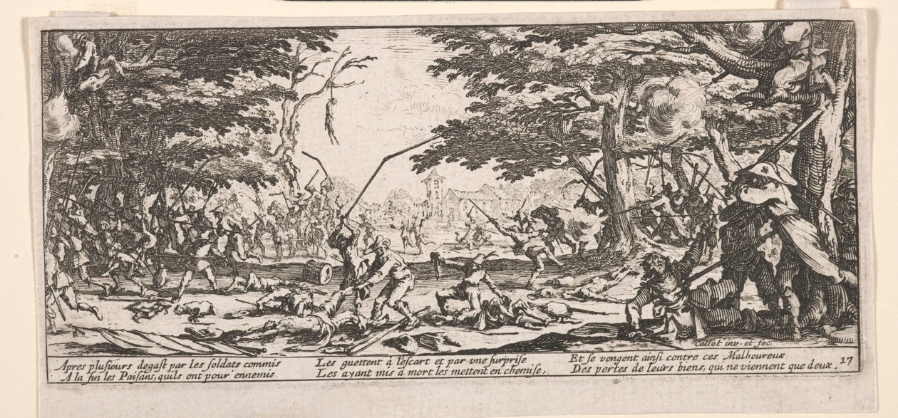 Böndernas hämnd av Jacques Callot