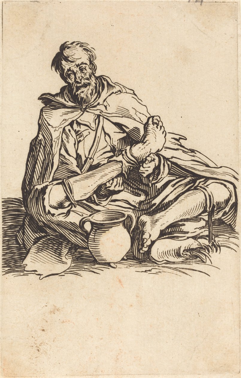 Den sjuke mannen av Jacques Callot