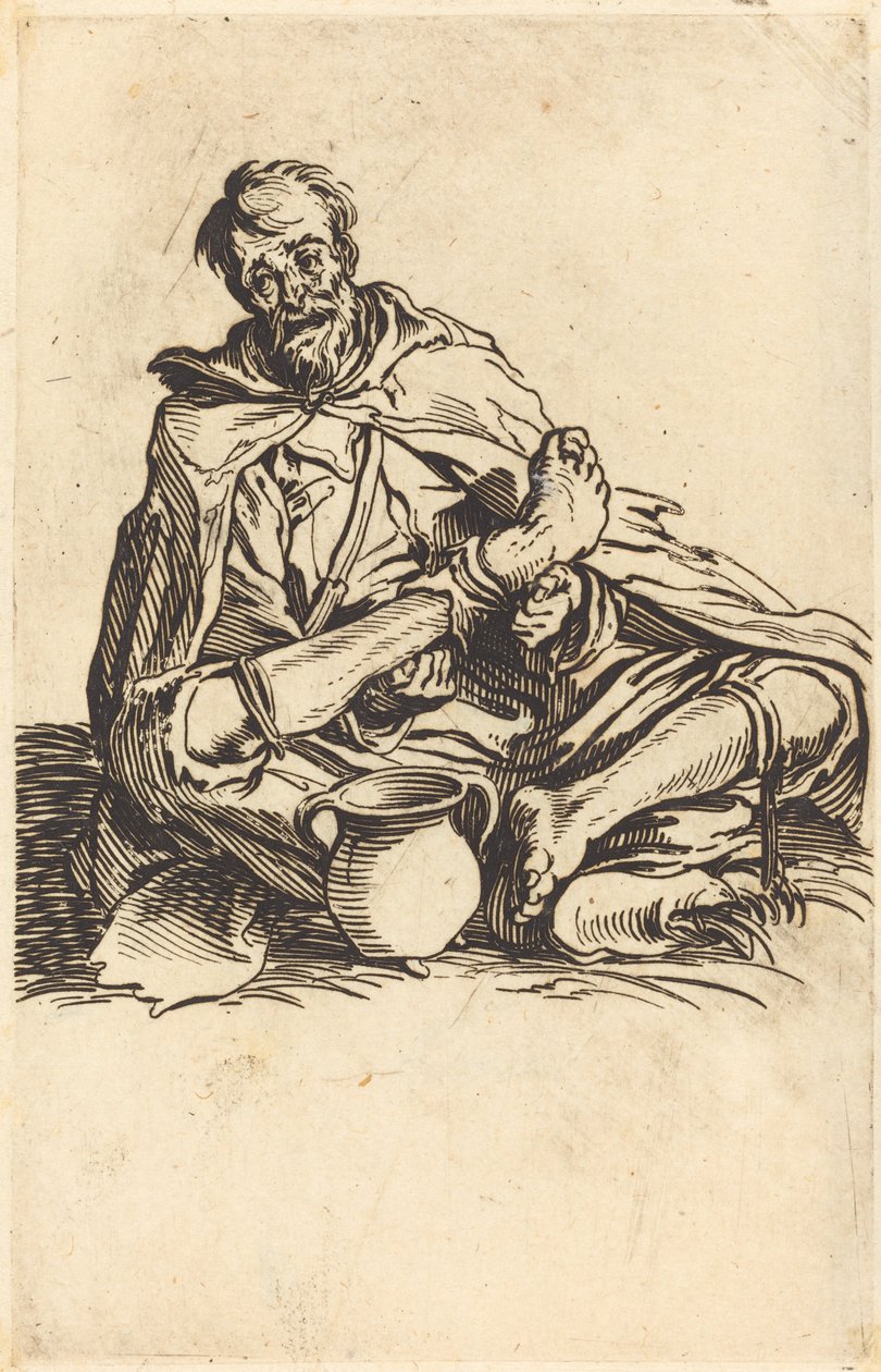 Den sjuke mannen av Jacques Callot