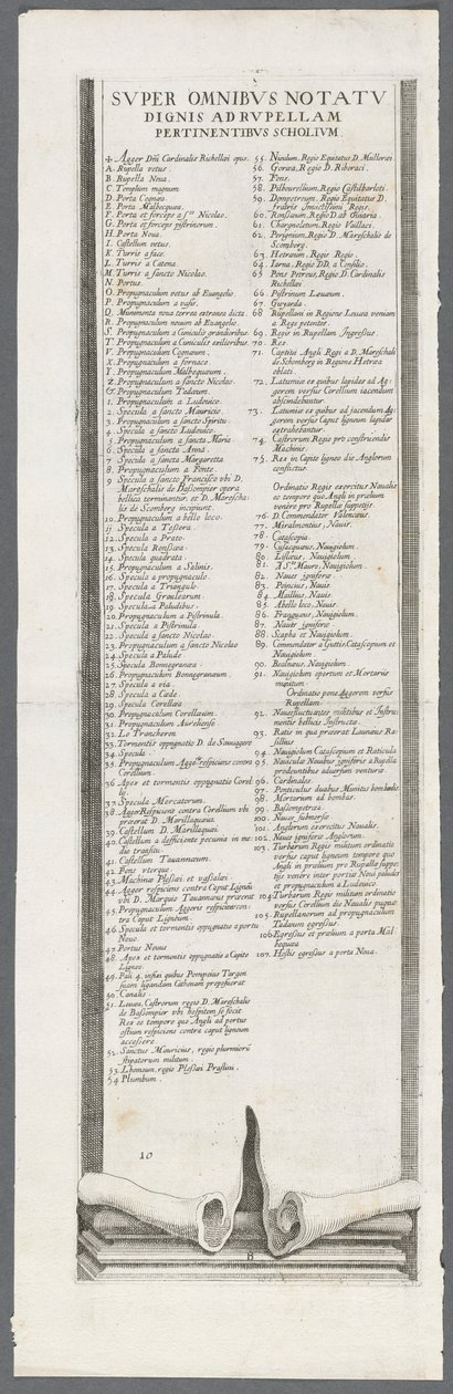 Belägringen av La Rochelle: Tavla 13, 1628-1630. av Jacques Callot
