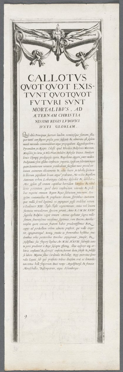 Belägringen av La Rochelle: Plansch 8 av Jacques Callot
