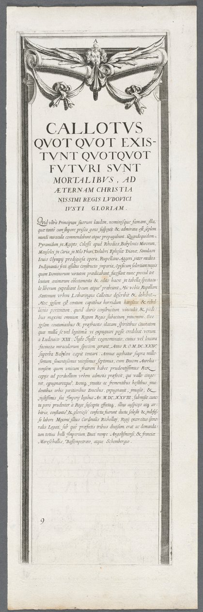 Belägringen av La Rochelle: Tavla 8, 1628-1630. av Jacques Callot